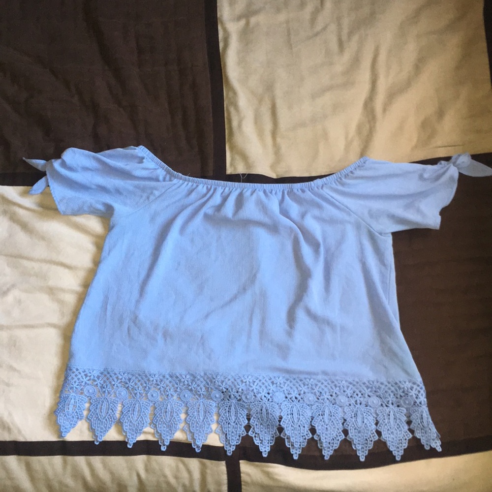 Off the shoulder shirt